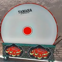 طبل دو متر استیل نو همراه گاری|درام و پرکاشن|بیرجند, |دیوار