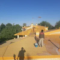 عایق رنگ زرد آجری ( ایزوگام مایع ایرانیان )|مصالح و تجهیزات ساختمان|شاهین‌شهر, بنیاد ازدواج|دیوار