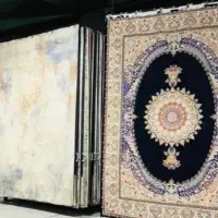 قالی ماشینی ماهرخ//طرح ورنگ خاص تعویض نوباکهنه،