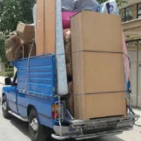 باربری نیسان وانت بار حمل اثاثیه منزل کارگر یخچال