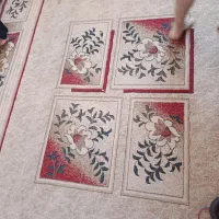 فرش گلیم زخیم 12|گلیم، جاجیم، گبه|بروجرد, |دیوار