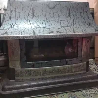 شومینه شارق توس ، کارکرده، تمیز ،  جنس ورق ضخیم