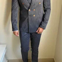 کت و شلوار خط دار