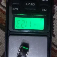 حلقه نقره کاری تک