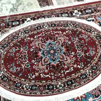 فرش دایره ۱×۱هریس سنتی بیضی ۱×۱/۵سایز