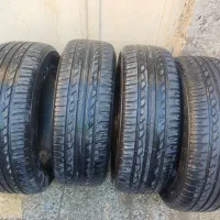 ۴عددرینگ ۱۴پژو در حد و۴عدد لاستیک (۱۵) ۱۹۵کویرتایر|قطعات یدکی و لوازم جانبی|زابل, |دیوار