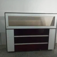 میز پیشخوان و دستگاه کپی ریکو افیشو