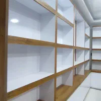 دکور کامل ام دی اف|کتابخانه، شلف، قفسههای دیواری|زهک, |دیوار