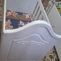 تخت خواب گهواره ای به همراه تشک