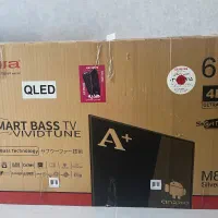 تلویزیون ۶۵ اینچ AIWA 4K QLED شکسته + کارتن اصلی