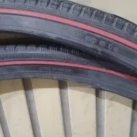 یک جفت لاستیک دوچرخه چینی قدیمی ساخت کره