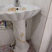 روشویی چینی و شیر اهرمی