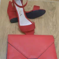 صندل و کیف قرمز