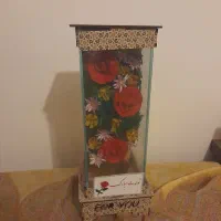 گل شیشه ای|گل مصنوعی|فیروزآباد (فارس), |دیوار