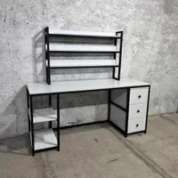 میز استند کتابخانه قفسه دار فلزی ام دی اف فایل دار|میز تحریر و کامپیوتر|اهواز, شریعتی جنوبی|دیوار