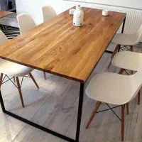 صندلی پایه ایفلی با میز رستیک روس|میز و صندلی غذاخوری|تهران, آرارات|دیوار