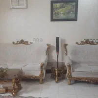 سرویس مبل ۷ نفره به همراه میز و گل میز