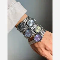 ساعت نایدو صفحه بیضی استیل