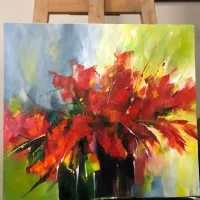 رنگ روغن|تابلو، نقاشی، عکس|رشت, جهاد|دیوار