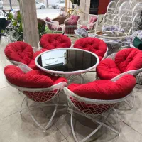 میزباغی/چتر سایبان/صندلی مدل بامبو