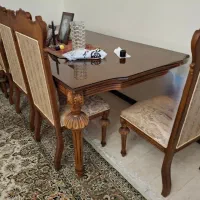 مبل و‌ناهارخوری استیل ۸ نفره