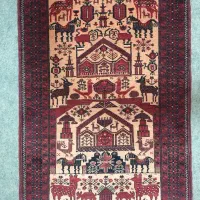 فرش دستبافت بلوچ ذهنی‌بافت، یک‌تکه و غیرتکراری