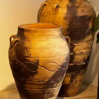 کوزه تزئینی / گلدان سفالی بزرگ