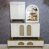 (تولید کننده)ست ایینه کنسول ومیز tv و جاکفشی|بوفه، ویترین، کنسول|اهواز, کمپلو جنوبی|دیوار