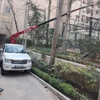 جرثقیل وبالابر دارنیسان ۱۵متر نصب کولر گازی تابلو