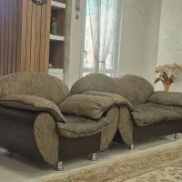 مبلمان راحتی ۶ نفره در حد نو|مبلمان خانگی و میز عسلی|شیراز, سفیرشمالی|دیوار
