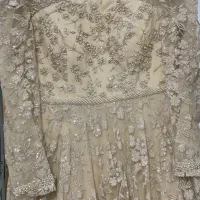 کرایه لباس مجلسی تمام سنگ دوزی و شاین دار