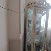 بوفه چوبی وتابلو فرش|بوفه، ویترین، کنسول|زنجان, |دیوار