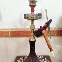 قلیان برنجی قهوه خانه ای