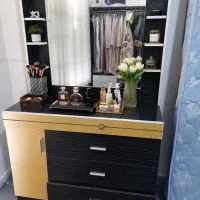 میز آرایش MDF با آینه بزرگ