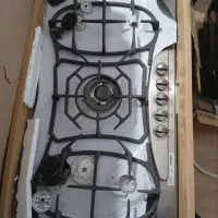 اجاق گاز صفحه ای ۵ شعله استیل سینجر