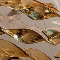 لوستر سقفی شیشه ای طرح هزار تیکه ایی