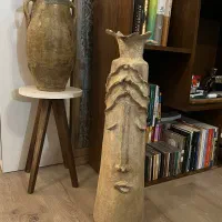 گلدان پتینه کاری شده