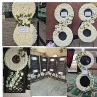 اجاره و کرایه تاج گل 500مصنوعی خیریه و استند ترحیم