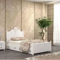 تخت Wooden تک نفره مدل سوفیا