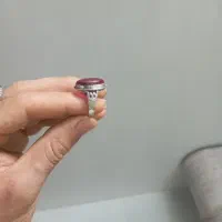 انگشتر یاقوت نقره|جواهرات|مشهد, علی آباد|دیوار