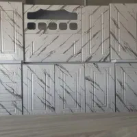 کابینت پیش ساخته مدل کتان دو رنگ