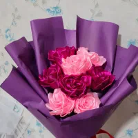 دسته گل روبانی|گل مصنوعی|صدرا-فارس, فاز ۲|دیوار