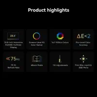 مانیتور ۲۴ اینچ هواوی|قطعات و لوازم جانبی رایانه|مشهد, عیدگاه|دیوار