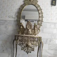 اینه شمعدان الیاژ طرح برنز