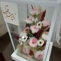 گل جعبه شیشه ای|گل مصنوعی|اسلامشهر, شهرک قائمیه|دیوار