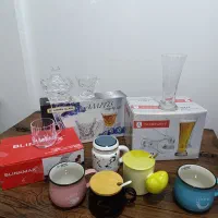 ماگ لیوان.فنجون.فلاسک.قندون.گلدان حراج