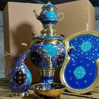 سماور برنجی|سماور، چای‌ساز، قهوه‌ساز|لردگان, |دیوار