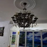 لوستر ۲۰ شعله دو عدد در حد نو وسالم