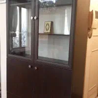 ویترین کتابخانه سالم بدون مشکل