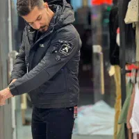 کاپشن وارداتی باکسی رنگ فسفری داخل پر(شوک پلاس)|لباس|تبریز, |دیوار